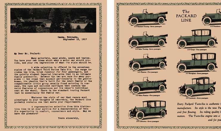 Packard 1918 - The Packard Line - Third Series Twin Six