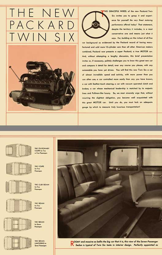 Packard 1932 - The New Packard Twin Six