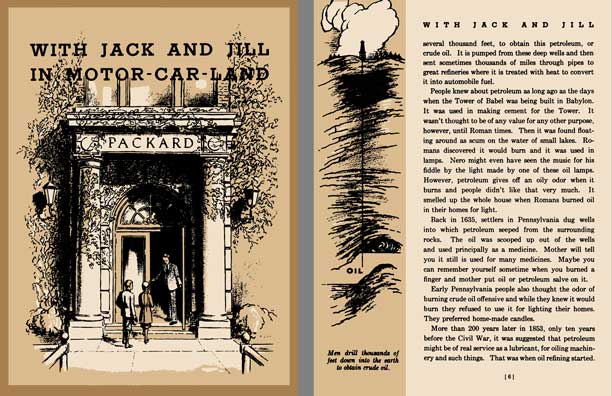 Packard 1933 - With Jack and Jill in Motor-Car-Land - The Story of the Motor Car as Told by