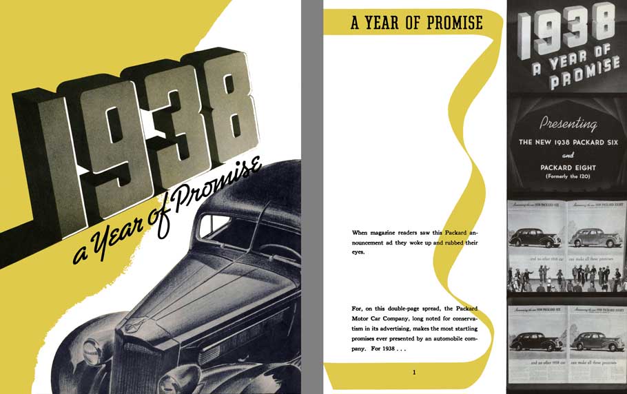 Packard 1938 - 1938 a Year of Promise - Packard Six & Packard Eight