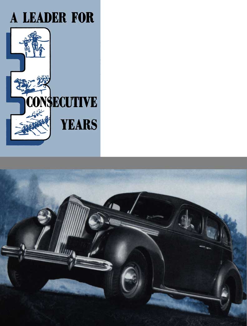 Packard 1938 - A Leader For 3 Consecutive Years - The Packard Eight