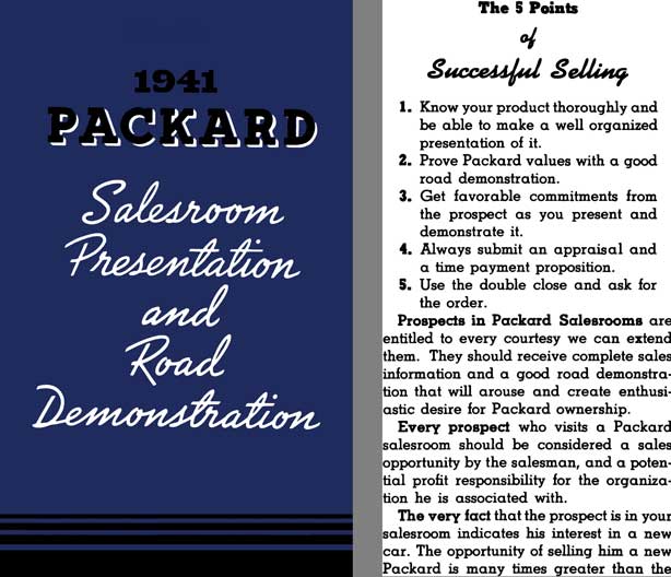 Packard 1941 -  1941 Packard Salesroom Presentation and Road Demonstration