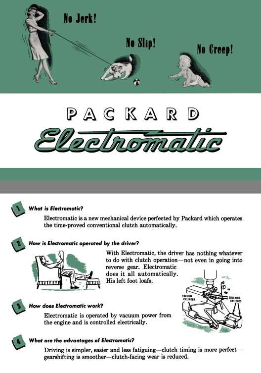 Packard 1941 - No Jerk!  No Skip!  No Creep! - Packard Electromatic