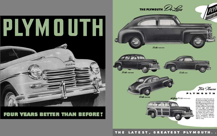 Plymouth 1946 - Plymouth Four Years Better Than Before!