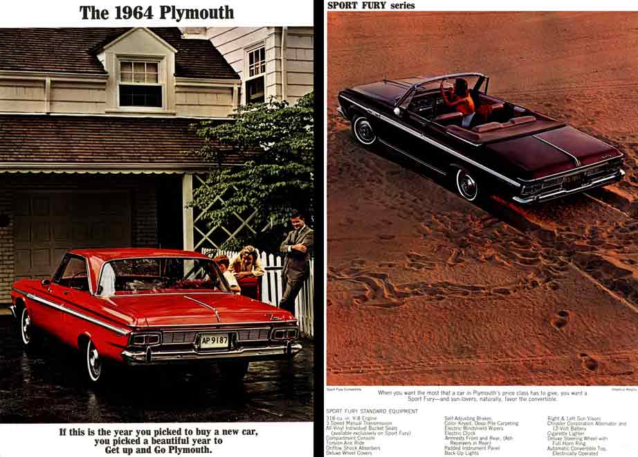 Plymouth 1964 - The 1964 Plymouth - If this is the year you picked to buy a new car, you picked a