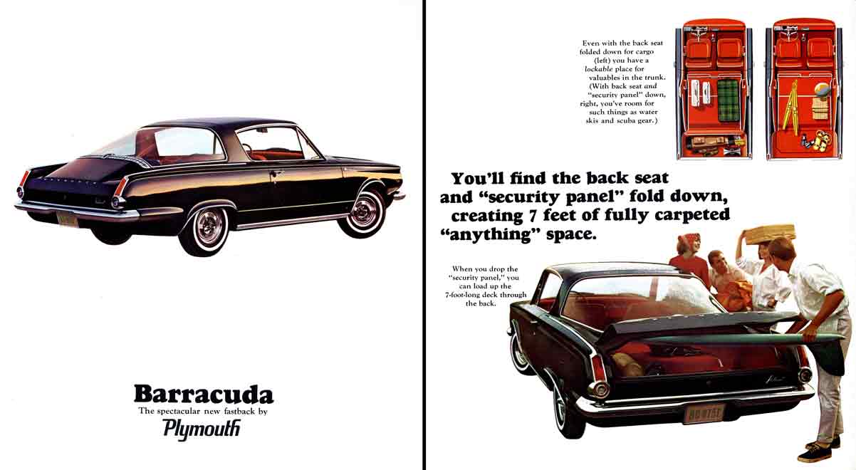 Plymouth Barracuda 1964 - The Spectacular new fastback by Plymouth