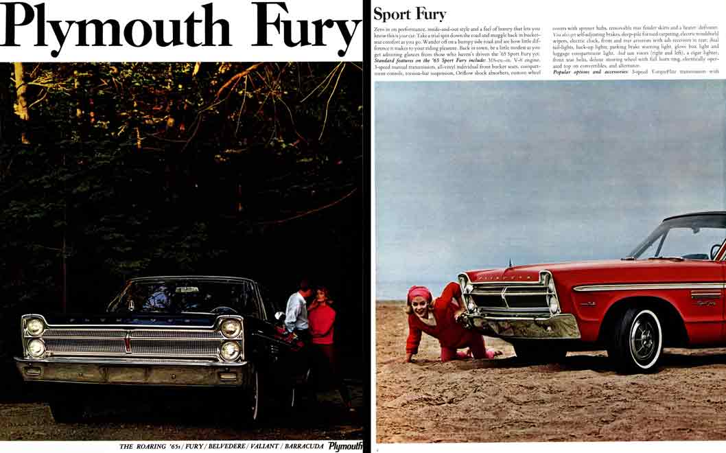 Chrysler - Plymouth Fury 1965 - The Roaring '65s - Fury, Belvedere, Valiant, Barracuda
