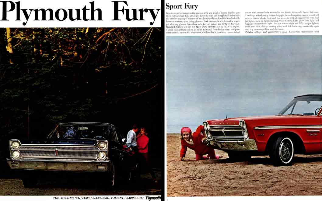 Plymouth Fury 1965 - The Roaring '65s - Fury, Belvedere, Valiant, Barracuda