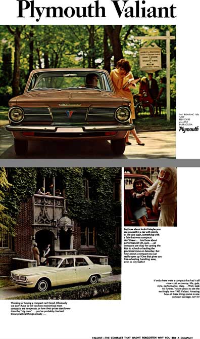 Chrysler Plymouth Valiant 1965 - The Roaring '65s - Fury, Belvedere, Valiant, Barracuda