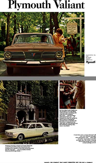 Plymouth Valiant 1965 - The Roaring '65s - Fury, Belvedere, Valiant, Barracuda