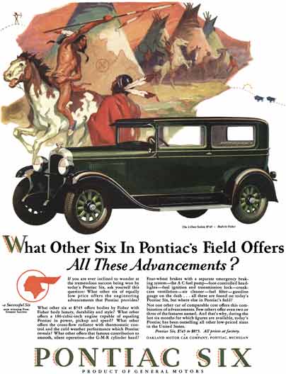 Pontiac 1928 - Pontiac Ad - What Other Six In Pontiac's Field Offers All Theses Advancements?