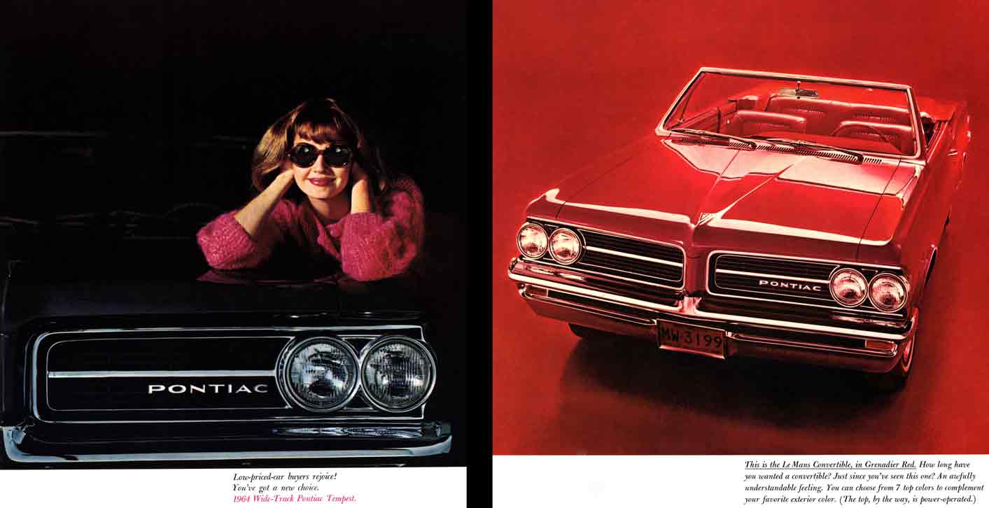 Pontiac 1964 - Low Priced car buyers rejoice! You've got a choice - 1964 Wide Track Pontiac Tempest
