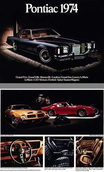 Pontiac 1974 - Pontiac 1974 Grand Prix Grand Ville Bonneville Catalina Grand Am Luxury LeMans LeMans