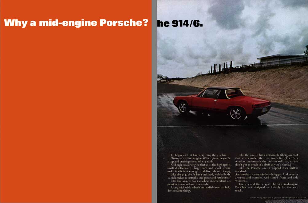 Porsche 1971 - Why a mid-engine Porsche? Porsche 914 and 914/6