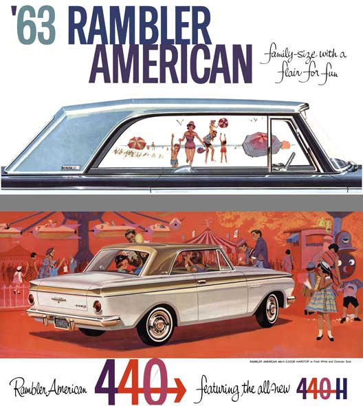 Rambler American 1963 - 63 Rambler American - family-size with a flair for fun