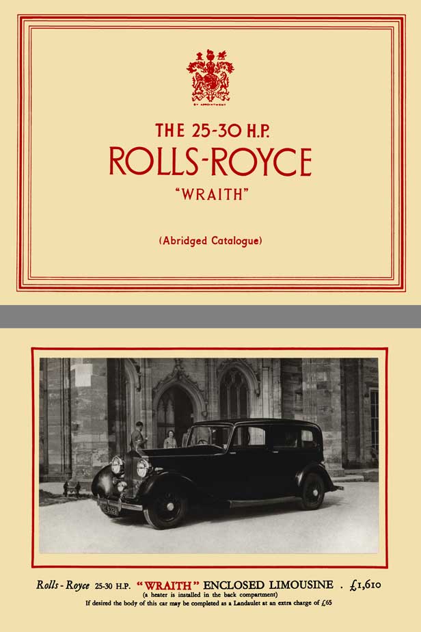 Rolls Royce 1938 - The 25 - 30 HP Rolls-Royce 