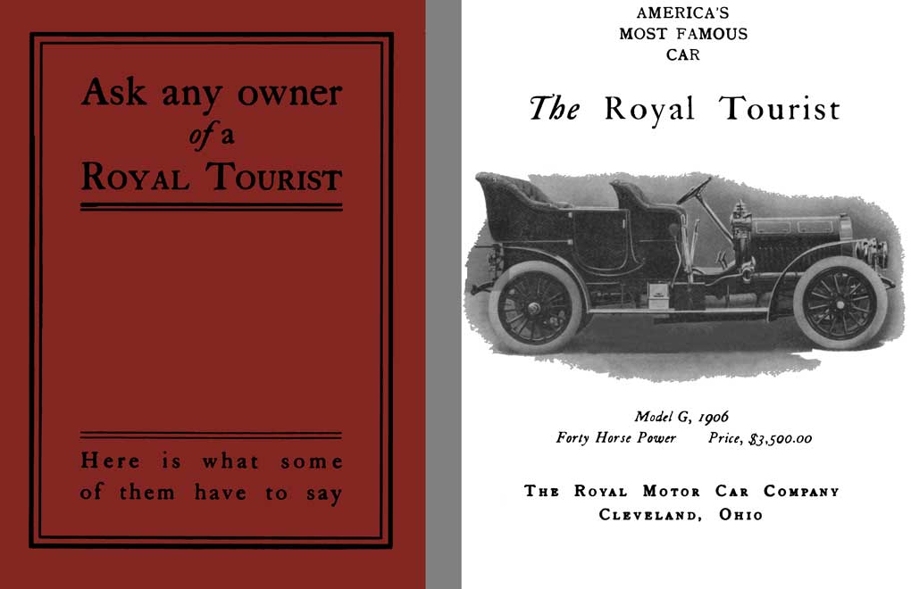 Royal 1906 - Ask Any Owner of a Royal Tourist - Here is What Some of Them have to Say