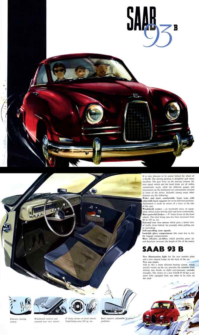 Saab 93B 1958 - Saab 93B - top-flight Swedish quality