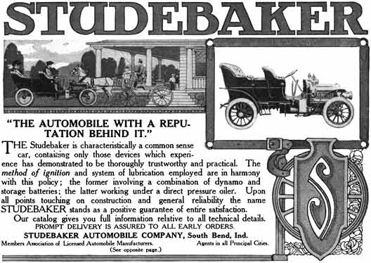 Studebaker c1929 - Studebaker Ad - The Automobile with a Reputation Behind It!