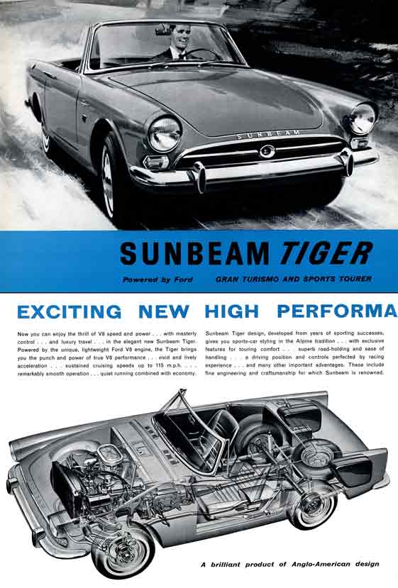 Tiger Sunbeam (c1964) - Gran Turismo and Sports Tourer ~ Powered by Ford