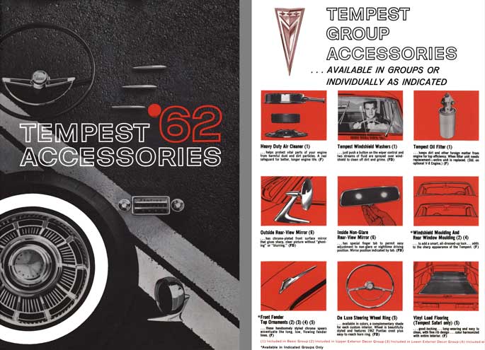 Pontiac Tempest 1962 - Tempest '62 Accessories