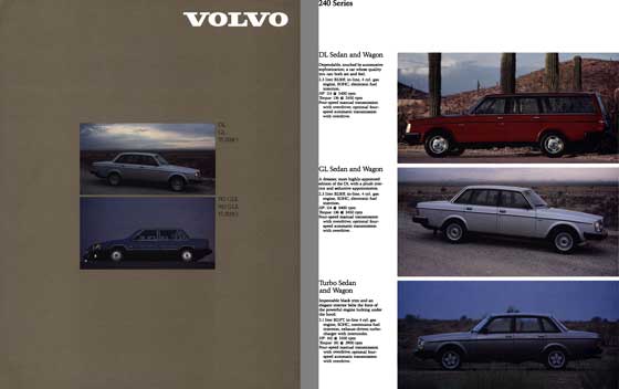 Volvo 1985 - Volvo DL, GL, Turbo, 740 GLE, 760 GLE, Turbo